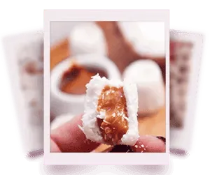 Balas de coco gourmet